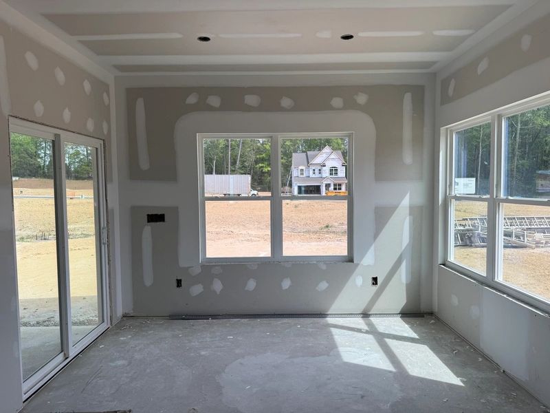 In-progress construction of a new home in The Point, Rolesville, NC (Image 10).