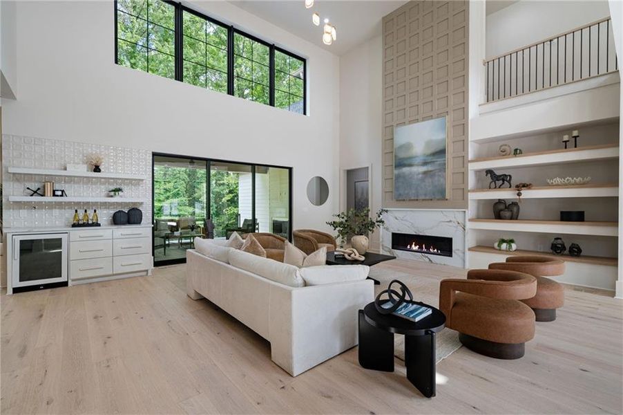 Furnished interior view inside a new home in , Dunwoody (Image 18).