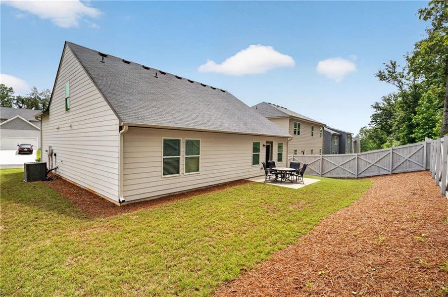 Exterior details and patio area of a home in , Braselton (Image 20).