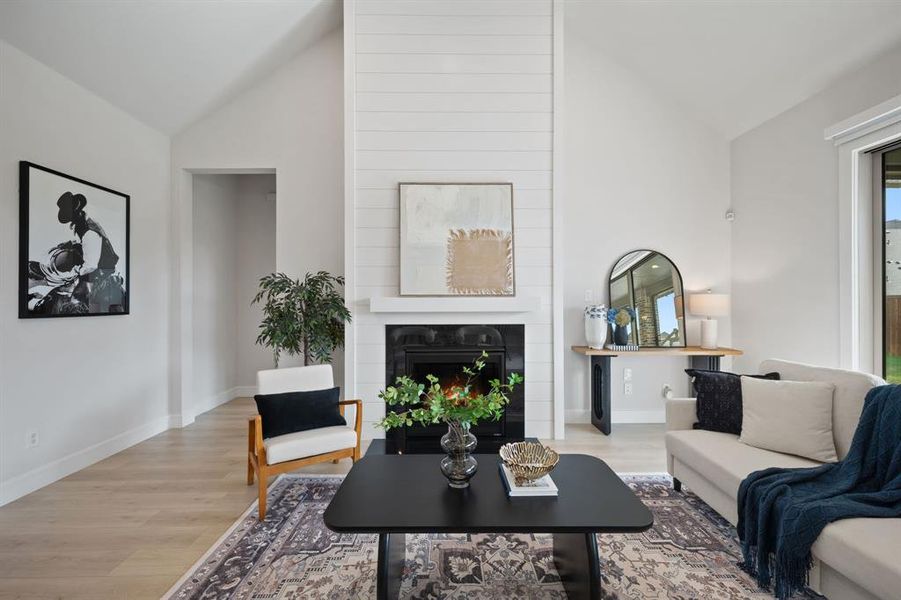 Furnished interior view inside a new home in , Van Alstyne (Image 10).