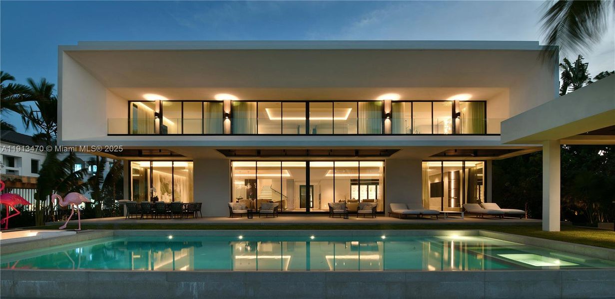 Exterior details and patio area of a home in , Miami Beach (Image 2).