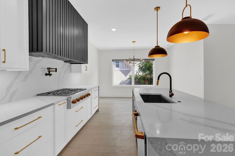 Furnished interior view inside a new home in , Weddington (Image 5).