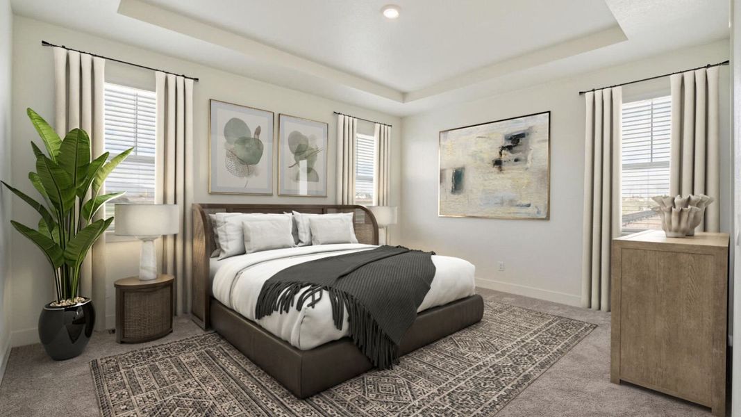 Furnished interior view inside a new home in Vantage, Berthoud (Image 12).