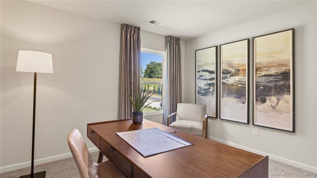 Furnished interior view inside a new home in Jackson Landing, Jefferson (Image 45). Furnished interior view inside a new home in Jackson Landing, Jefferson (Image 45).