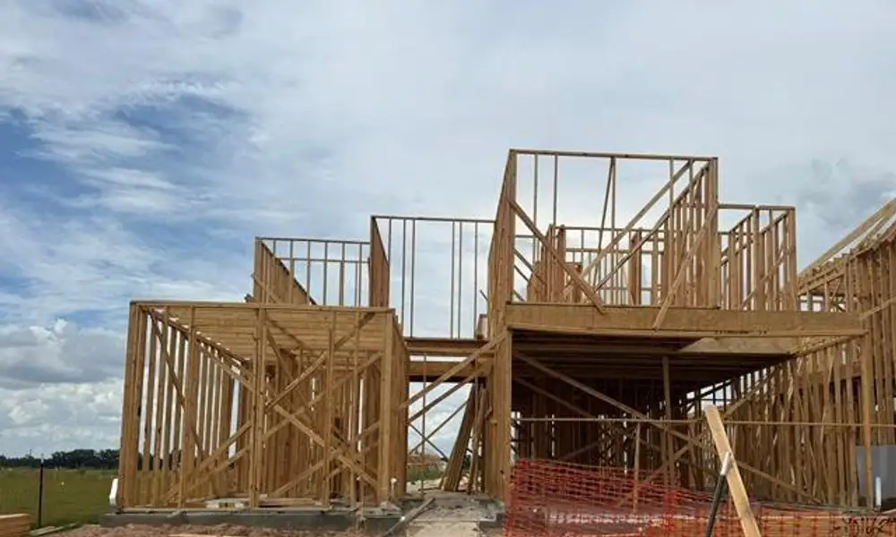 In-progress construction of a new home in Evergrove, Richmond, TX (Image 25). In-progress construction of a new home in Evergrove, Richmond, TX (Image 25).