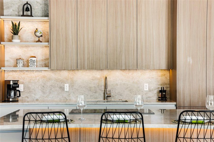 Close-up of interior finishes inside a home in , Miami (Image 20).