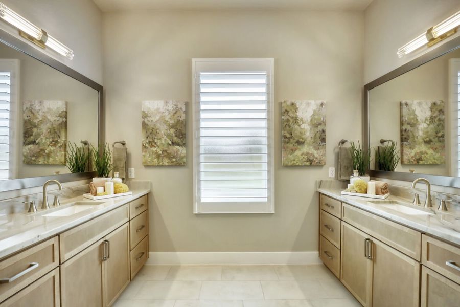 Representative furnished interior of a home built from the 5001 by Risewell Homes in Freedom at Anthem, Kyle (Image 15).
