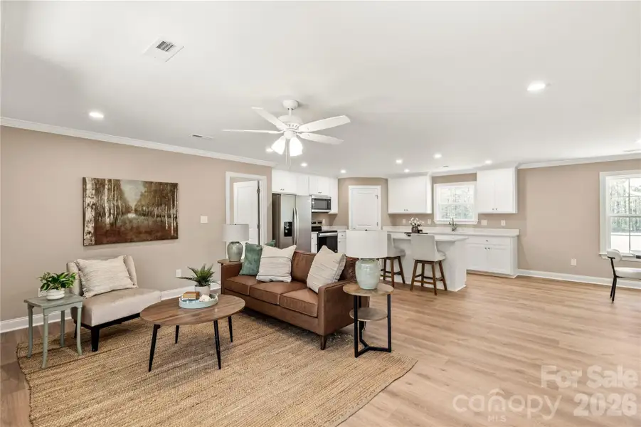 Furnished interior view inside a new home in , Kershaw (Image 9).