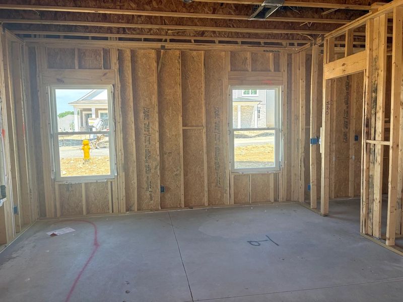 In-progress construction of a new home in The Point, Rolesville, NC (Image 3).