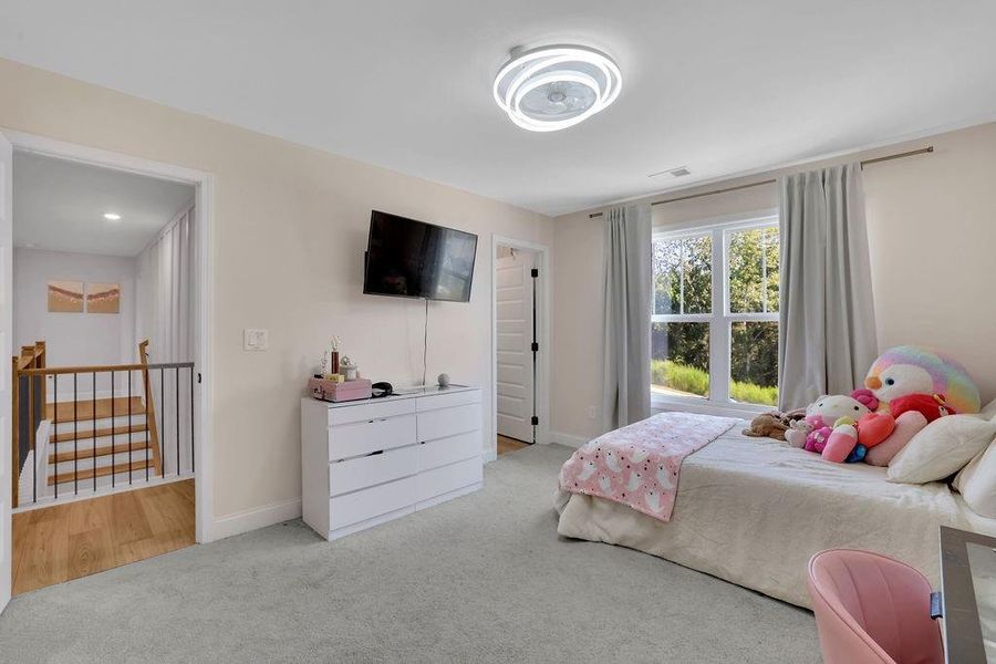 Furnished interior view inside a new home in , Flowery Branch (Image 16).