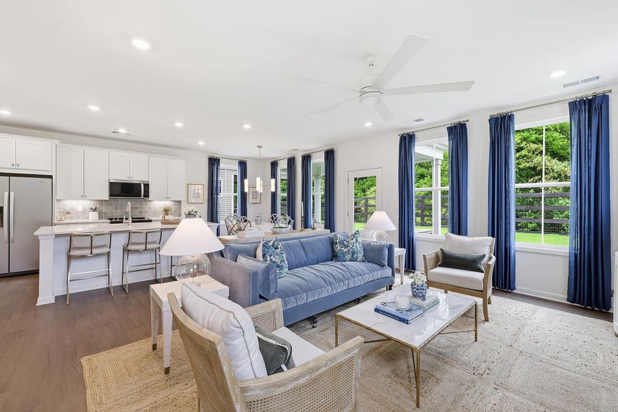 Representative furnished interior of a home built from the Zinnia by Empire Homes in Wildflower, Chattanooga (Image 4). Representative furnished interior of a home built from the Zinnia by Empire Homes in Wildflower, Chattanooga (Image 4).