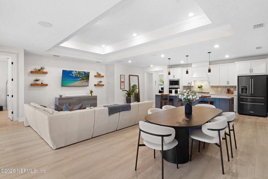 Furnished interior view inside a new home in , Jacksonville (Image 33).
