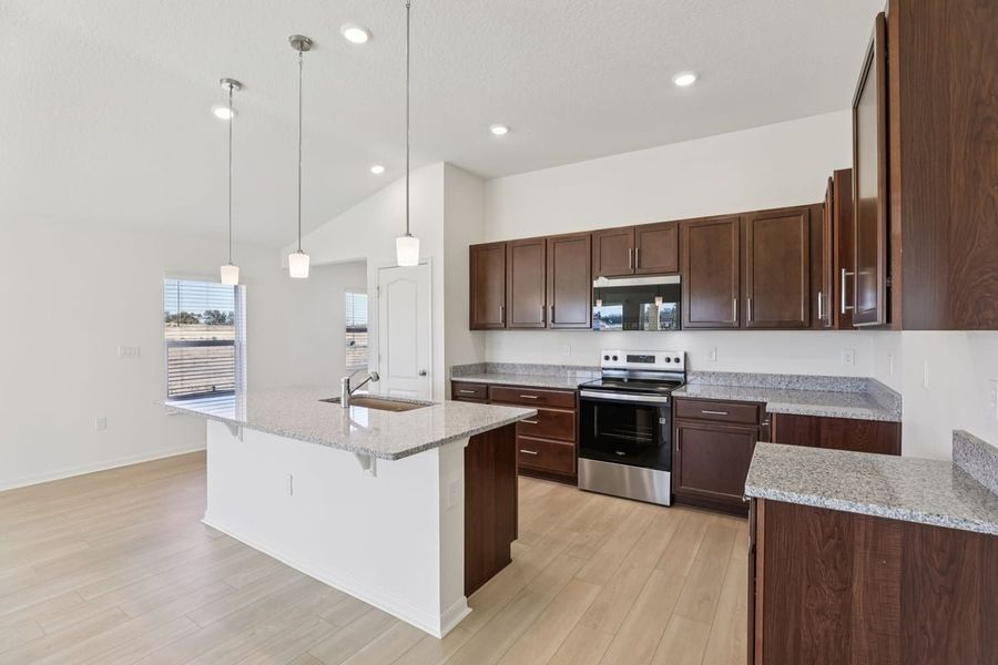 Furnished interior view inside a new home in Robins Run, Lake Wales (Image 8).
