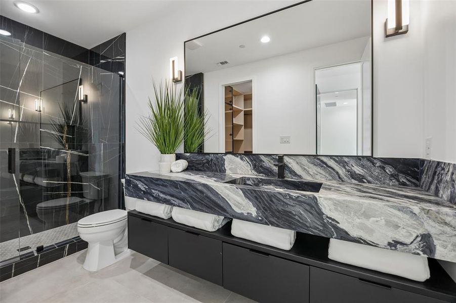 Furnished interior view inside a new home in , Southlake (Image 35).