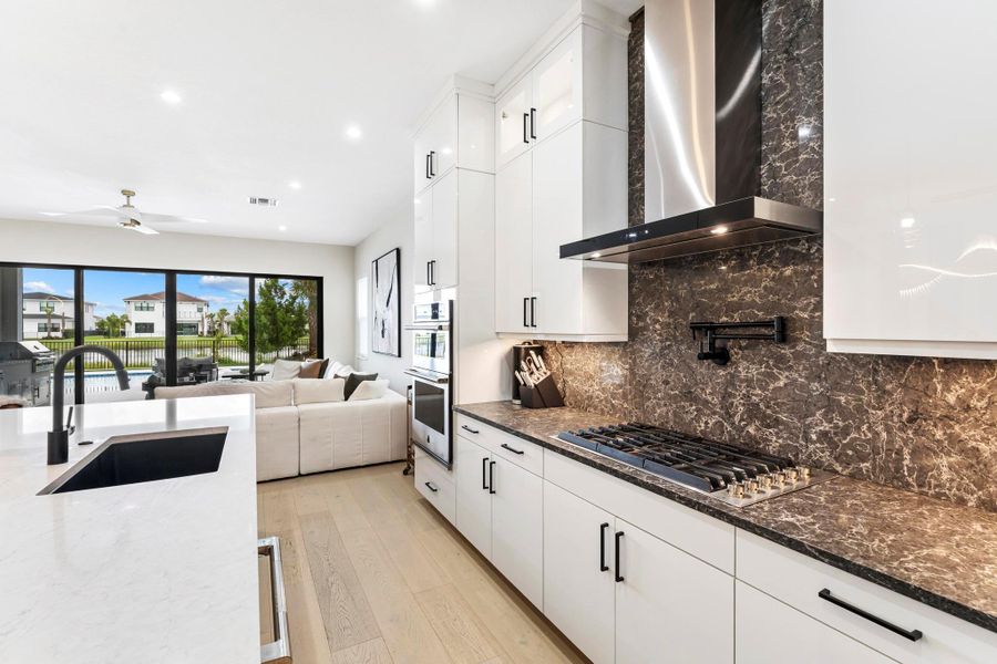 Furnished interior view inside a new home in , Palm Beach Gardens (Image 45).