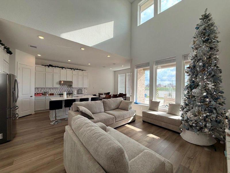 Furnished interior view inside a new home in Anniston: Richmond Collection, Katy (Image 2). Furnished interior view inside a new home in Anniston: Richmond Collection, Katy (Image 2).