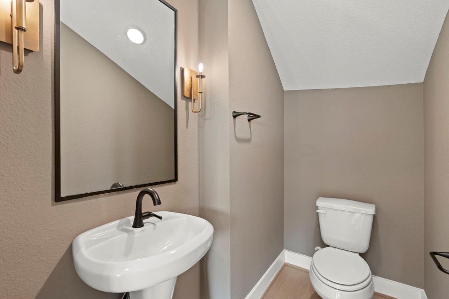 Furnished interior view inside a new home in Elyson 45' & 70', Katy (Image 9).