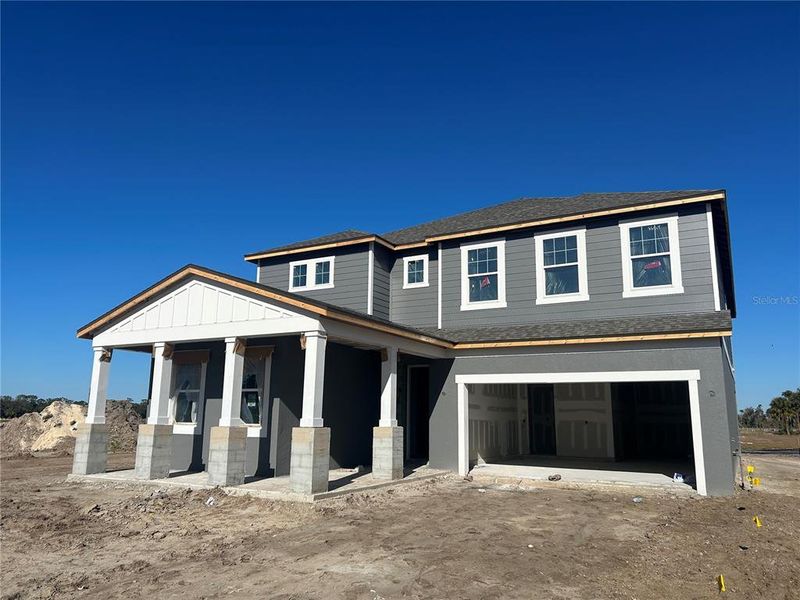 In-progress construction of a new home in Oakfield Trails, Parrish, FL (Image 6).