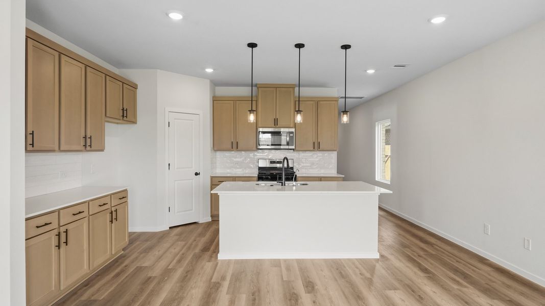 Furnished interior view inside a new home in Cypress Green, Tomball (Image 6).