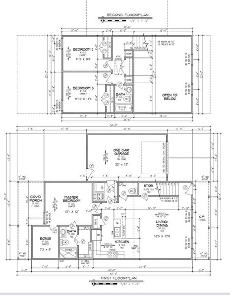 2D floor plan layout of this home in , Conroe, TX (Image 2).
