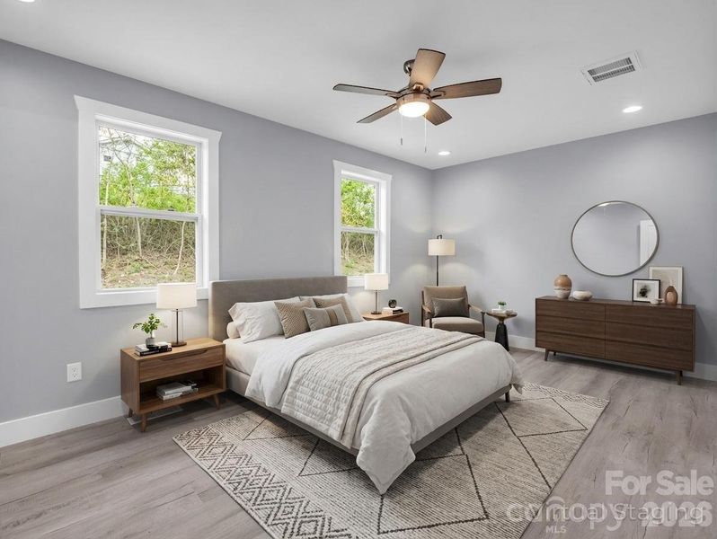 Furnished interior view inside a new home in , Rosman (Image 7). Furnished interior view inside a new home in , Rosman (Image 7).