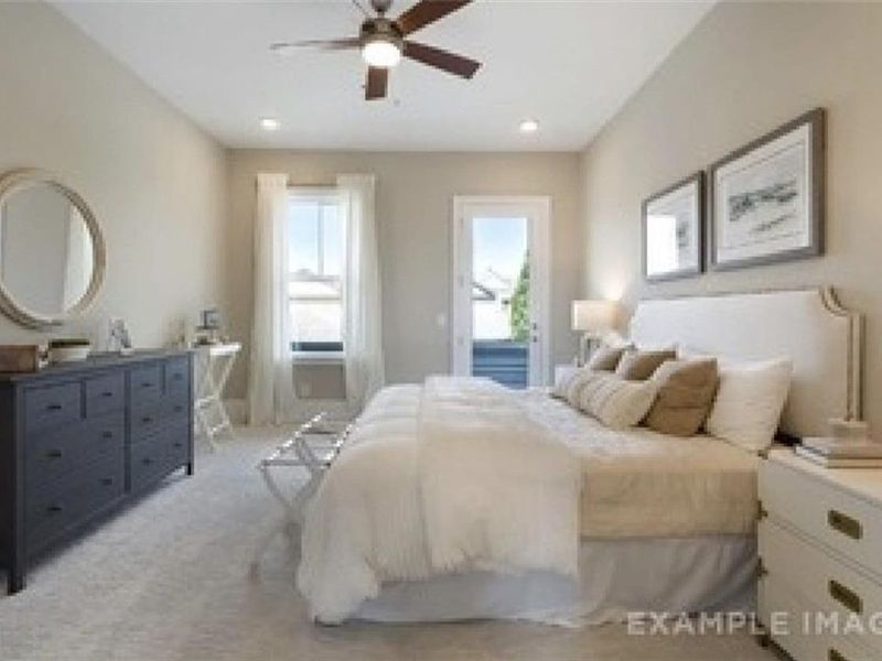 Furnished interior view inside a new home in The Village at Towne Lake, Woodstock (Image 15).