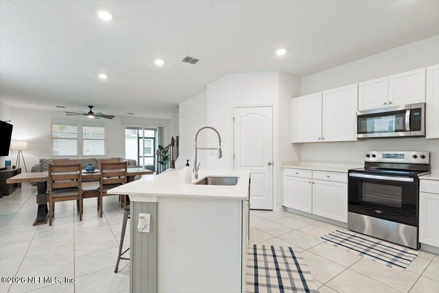 Furnished interior view inside a new home in , St. Augustine (Image 13).