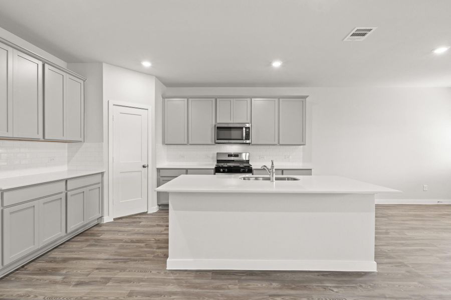 Furnished interior view inside a new home in Liberty Collection at Paloma at Sanford Farms, Waller (Image 9).