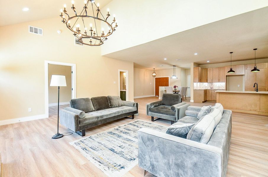 Furnished interior view inside a new home in , Sugar Land (Image 9).