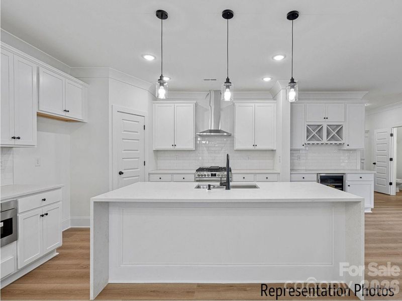 Furnished interior view inside a new home in , Charlotte (Image 6).