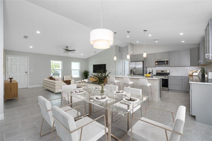 Furnished interior view inside a new home in , North Port (Image 5).
