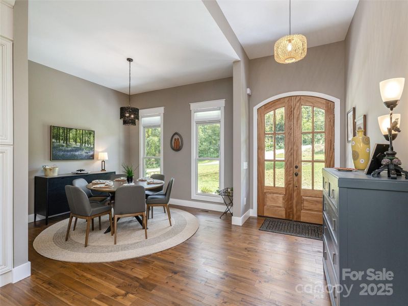 Furnished interior view inside a new home in , Hendersonville (Image 31).