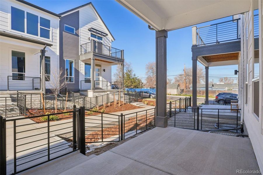 Exterior details and patio area of a home in , Denver (Image 15).