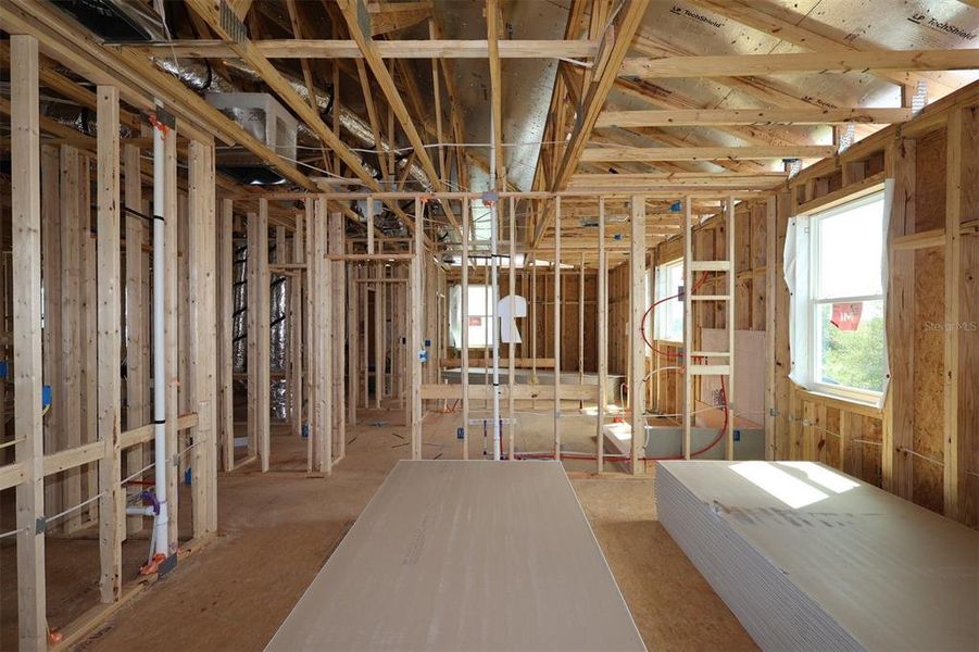 In-progress construction of a new home in Center Lake on the Park, St. Cloud, FL (Image 23). In-progress construction of a new home in Center Lake on the Park, St. Cloud, FL (Image 23).