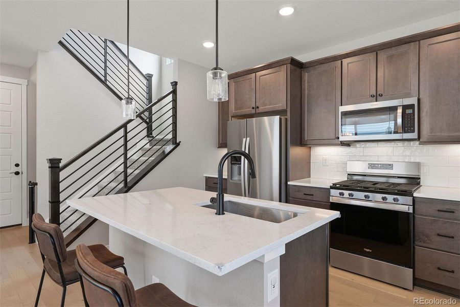 Furnished interior view inside a new home in , Denver (Image 5).
