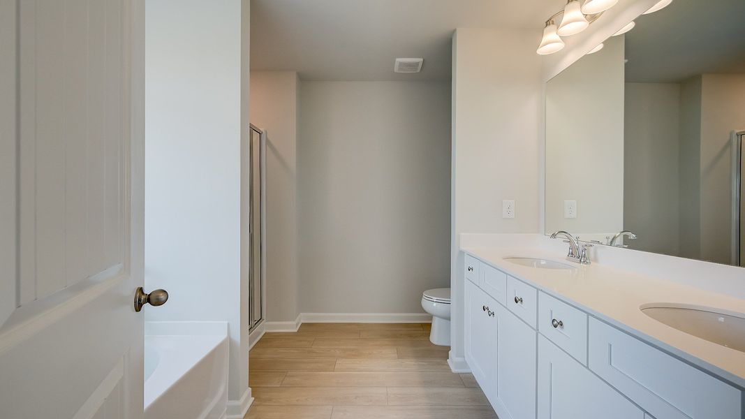 Furnished interior view inside a new home in Bowers Farm Townhomes, McDonough (Image 19).