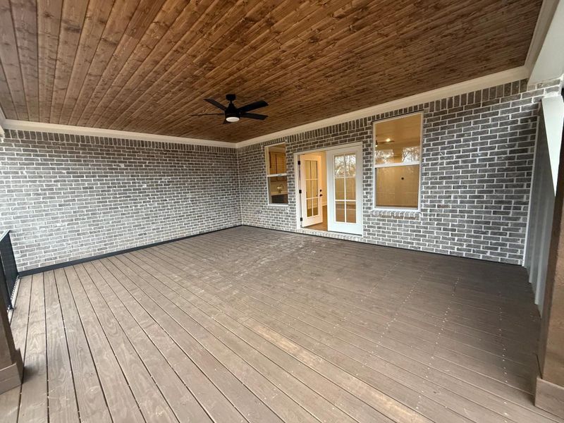 The Dresden D 2nd Story Covered Porch