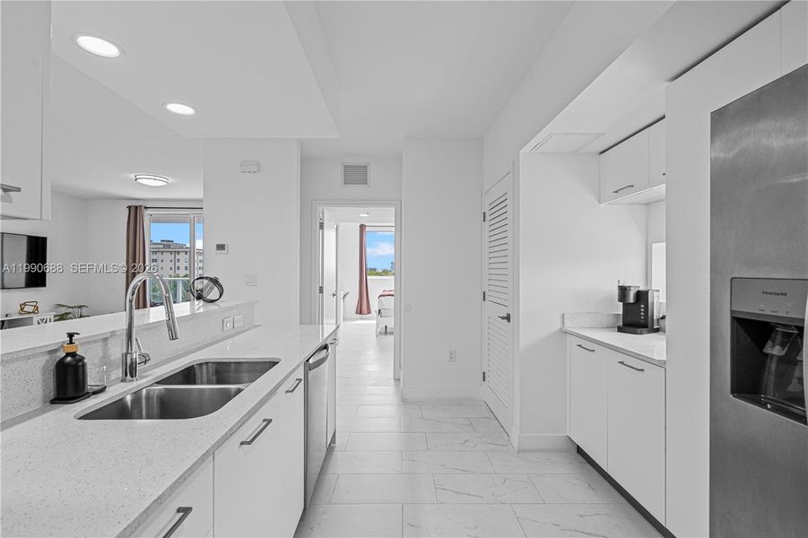 Furnished interior view inside a new home in , Hollywood (Image 6).