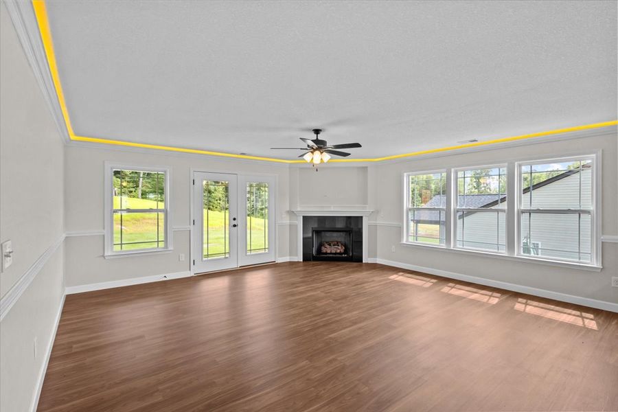 Representative unfurnished interior of a home built from the Ridge by Enchanted Homes in Lonesome Dove, San Antonio (Image 16).