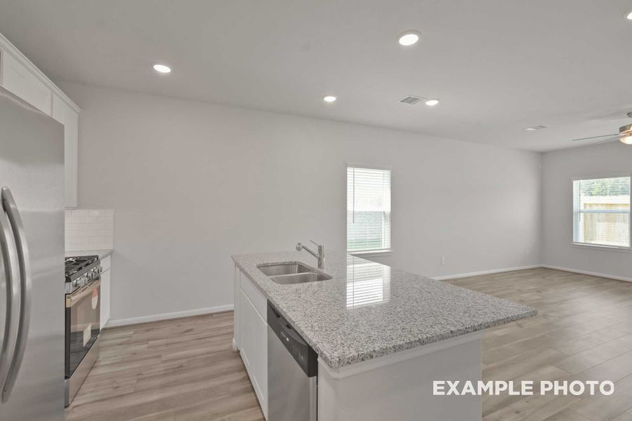 Representative furnished interior of a home built from the The Comal F by Davidson Homes LLC in Spring Branch Crossing, Conroe (Image 7).