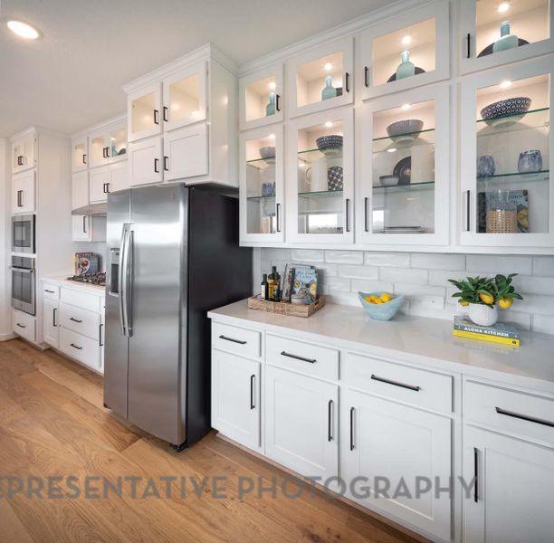 Furnished interior view inside a new home in Pomona, Manvel (Image 13).