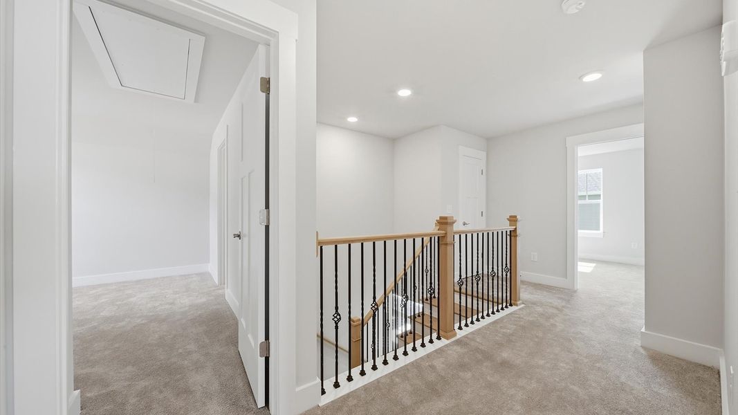 Furnished interior view inside a new home in Creeks at Midway, Anderson (Image 23).