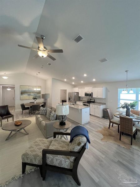 Furnished interior view inside a new home in Allison Acres, Cantonment (Image 6).