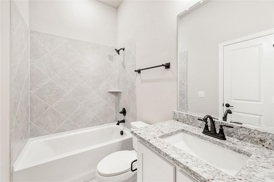 Furnished interior view inside a new home in The Oaks, Red Oak (Image 8).