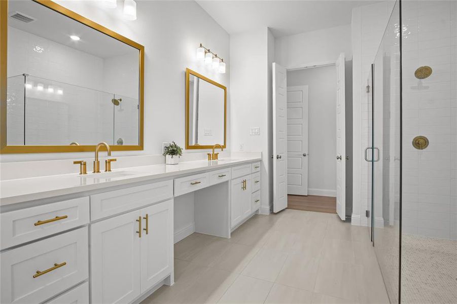 Furnished interior view inside a new home in , Aledo (Image 23). Furnished interior view inside a new home in , Aledo (Image 23).