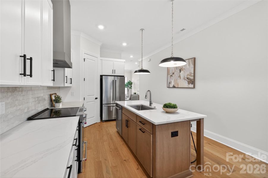 Furnished interior view inside a new home in , Charlotte (Image 18).