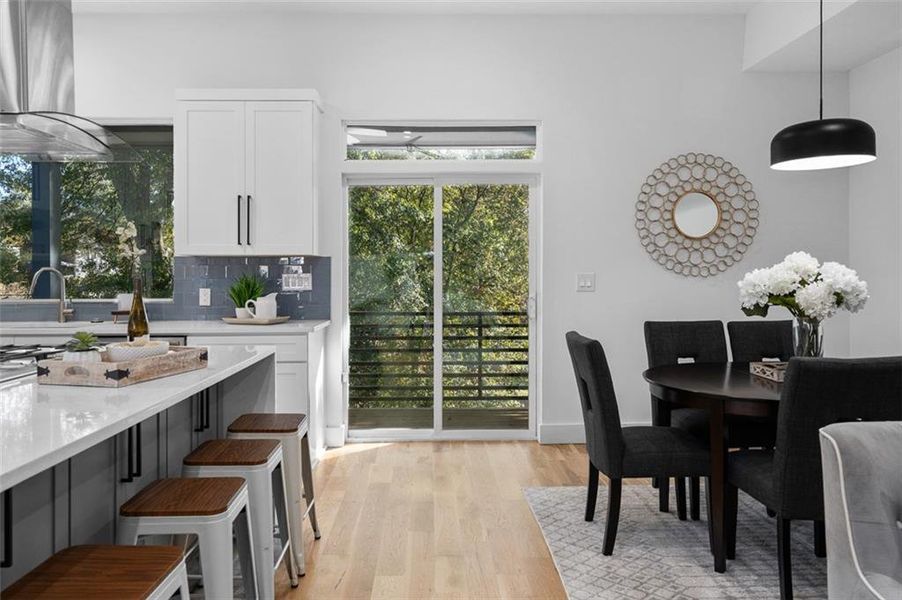 Furnished interior view inside a new home in , Atlanta (Image 11). Furnished interior view inside a new home in , Atlanta (Image 11).