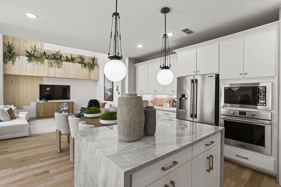 Furnished interior view inside a new home in Jubilee 45', 50', 70', Hockley (Image 10).
