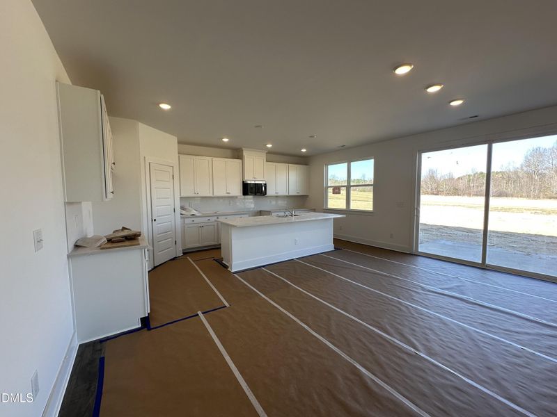 Light filled living area and Kitchen Light filled living area and Kitchen