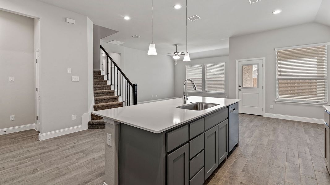 Furnished interior view inside a new home in Morningstar, Aledo (Image 9).